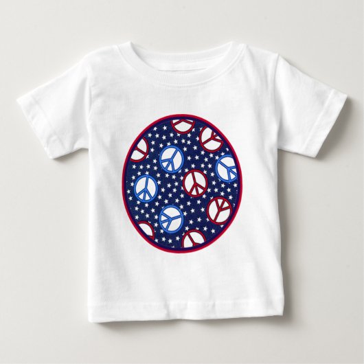 T-shirt Pour Bébé Signes de paix (Devant)