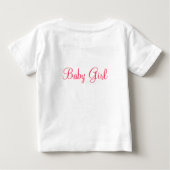 T-shirt Pour Bébé Silhouette nuptiale II (Dos)