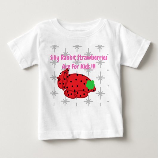 T-SHIRT POUR BÉBÉ SILLY RABBIT (Devant)