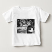 T-SHIRT POUR BÉBÉ SIMPLE MODERNE MODERNE MONOGRAM ÉLÉGANT CHIC STYLE (Devant)