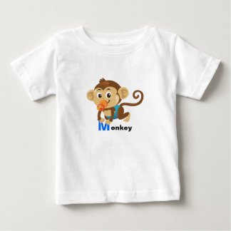 T-shirt Pour Bébé Singe mignon