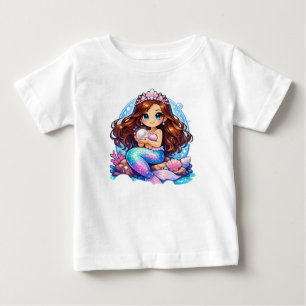 T-shirt Pour Bébé sirène
