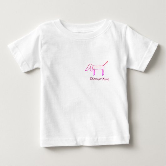 T-shirt Pour Bébé Sisu Baby Shirt (Devant)