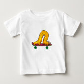 T-shirt Pour Bébé Skate (Devant)