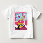 T-shirt Pour Bébé Ski international (Dos)