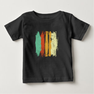 T-shirt Pour Bébé Ski Rétro