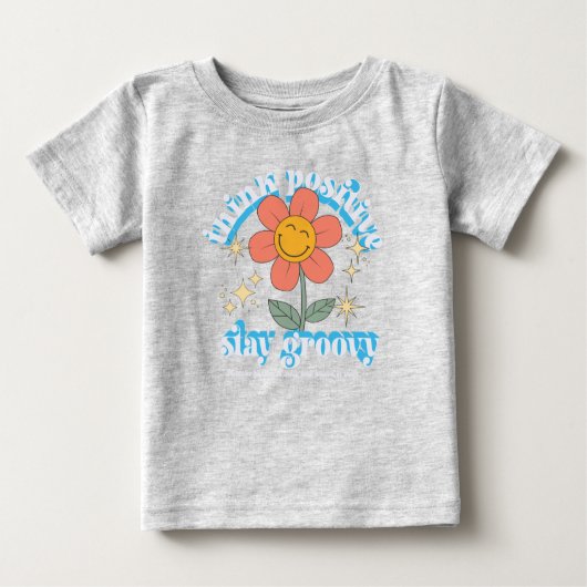 T-shirt Pour Bébé Slogan Super pour un séjour positif (Devant)