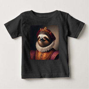 T-shirt Pour Bébé Sloth Renaissance King