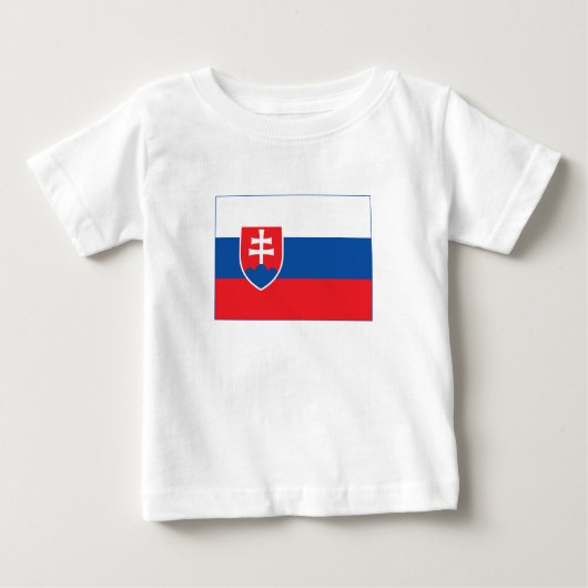 T-shirt Pour Bébé Slovakia Flag (Devant)