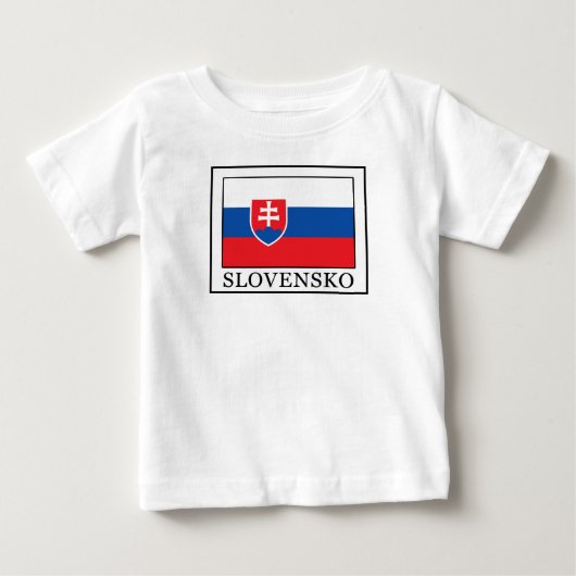 T-shirt Pour Bébé Slovène (Devant)