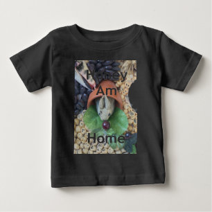 T-shirt Pour Bébé Snacking de lapin mignon