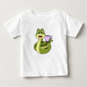 T-shirt Pour Bébé Snake with Cup (Devant)