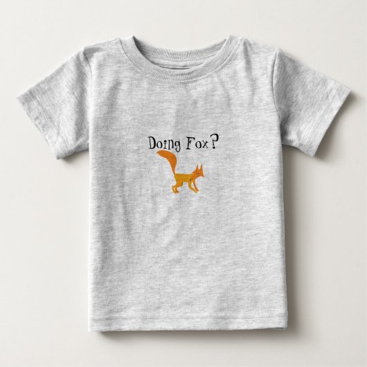 T-shirt Pour Bébé Sneaky Fox Toddler (Devant)