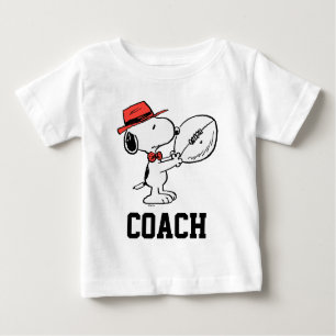 T-shirt Pour Bébé Snoopy Varsity Sports Football