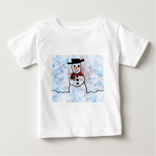 T-shirt Pour Bébé Snowman