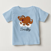 T-shirt Pour Bébé Snuffleupagus Doodley Graphic (Devant)