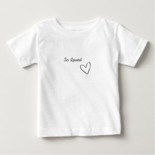 T-shirt Pour Bébé "So Loved" Enfants Tee