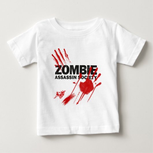 T-shirt Pour Bébé Société Zombie Assassin (Devant)