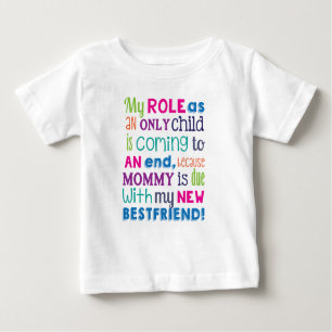 T-shirt Pour Bébé Soeur d'Indiquer-Nouveau bébé de grossesse