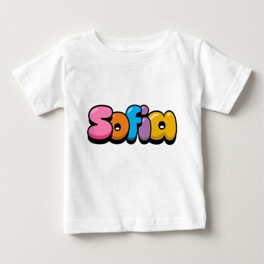 T-shirt Pour Bébé Sofia (Devant)