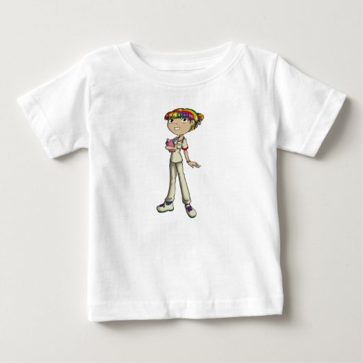 T-shirt Pour Bébé Soins (Devant)