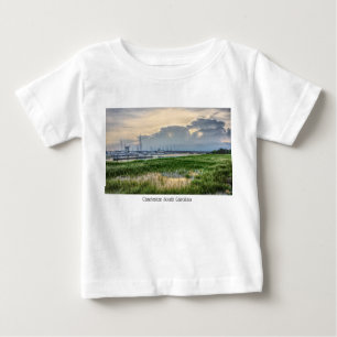 T-shirt Pour Bébé Soirée au port de Charleston