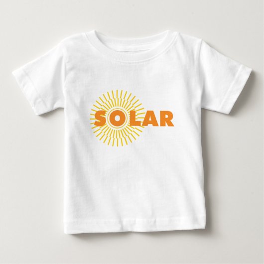 T-shirt Pour Bébé Solaire (Devant)