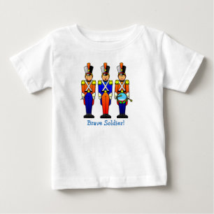 T-shirt Pour Bébé Soldats de jouet courageux