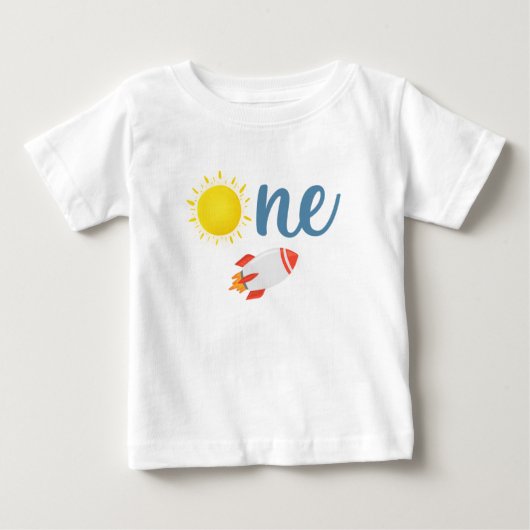 T-shirt Pour Bébé Soleil de l'espace extra-atmosphérique première ch (Devant)