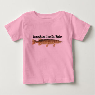 T-shirt Pour Bébé Something Smells Fishy Apparel