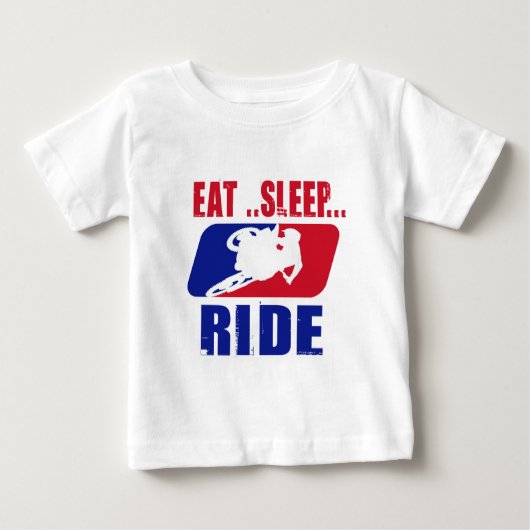 T-shirt Pour Bébé Sommeil et tour d'Eeat (Devant)