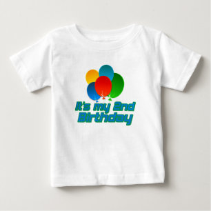 T-shirt Pour Bébé Son mon 2ème anniversaire
