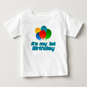 T-shirt Pour Bébé Son mon ęr anniversaire