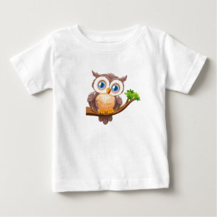 T-shirt Pour Bébé Sooty Owl