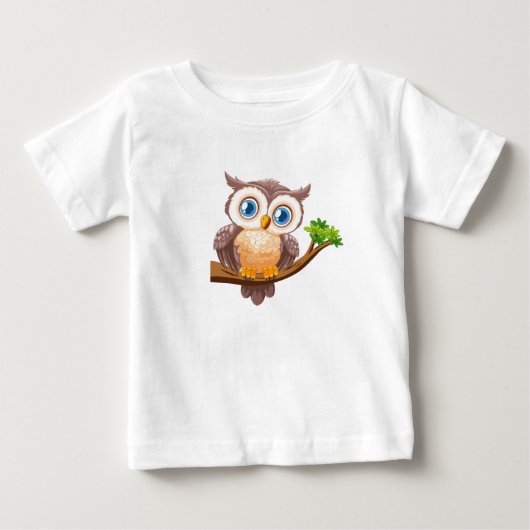 T-shirt Pour Bébé Sooty Owl (Devant)