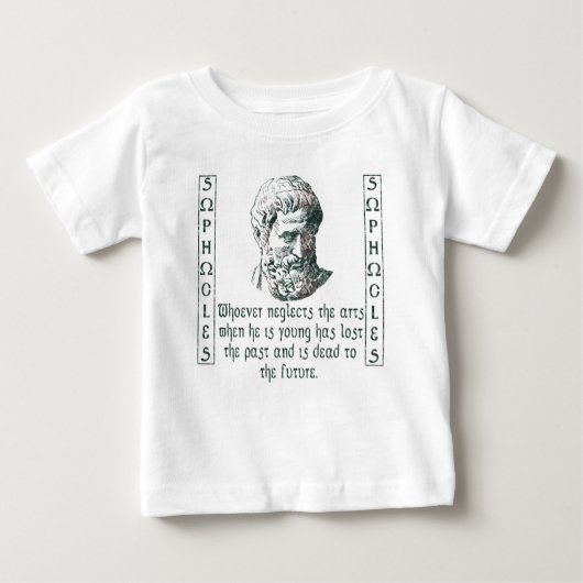 T-shirt Pour Bébé Sophocles (Devant)