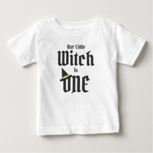 T-shirt Pour Bébé Sorcière 1er anniversaire