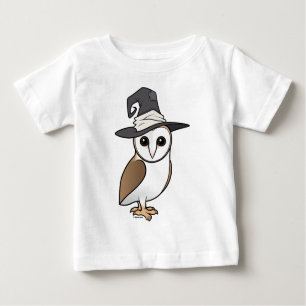 T-shirt Pour Bébé Sorcière de hibou de grange de Birdorable