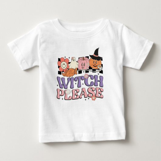 T-shirt Pour Bébé Sorcière S'Il Vous Plaît (Devant)