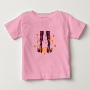 T-shirt Pour Bébé Sorcière S'Il Vous Plaît Drôle Halloween Party T