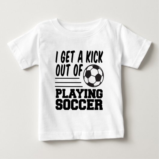 T-shirt Pour Bébé Sortez Du Football (Devant)