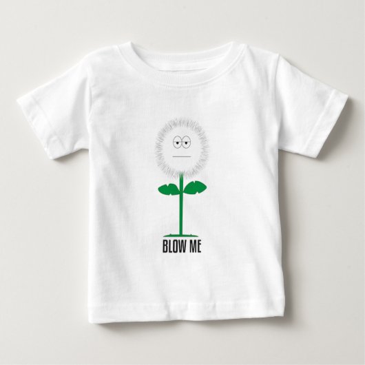 T-shirt Pour Bébé Soufflez-moi pissenlit (Devant)