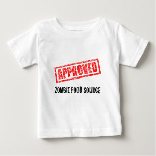 T-shirt Pour Bébé Source APPROUVÉE de nourriture de zombi