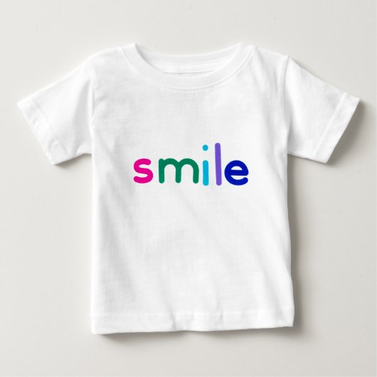 T-shirt Pour Bébé Sourire (Devant)