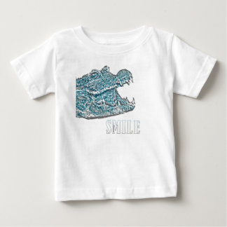 T-shirt Pour Bébé Sourire crocodile
