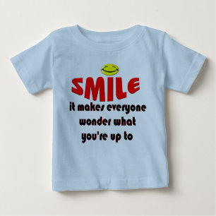 T-shirt Pour Bébé Sourire - incitez les personnes à se demander ce