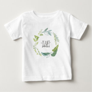 T-shirt Pour Bébé Sourires fins d'usine des herbes II  