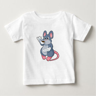 T-shirt Pour Bébé Souris avec Café Cup