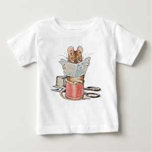 T-shirt Pour Bébé Souris de tailleur sur la bobine du fil