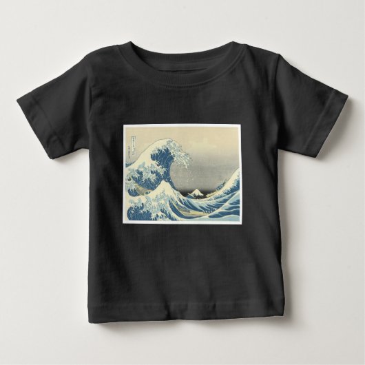 T-shirt Pour Bébé Sous la vague de Kamagawa (Devant)